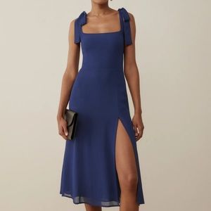 Reformation - Twilight Dress - Danube - Navy - size 2